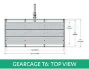 GearCage T6 Folding Cargo Rack - Let's Go Aero