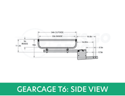 GearCage T6 Folding Cargo Rack - Let's Go Aero