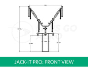 Jack-IT PRO Two Bike TwinSpin Expandable Carrier