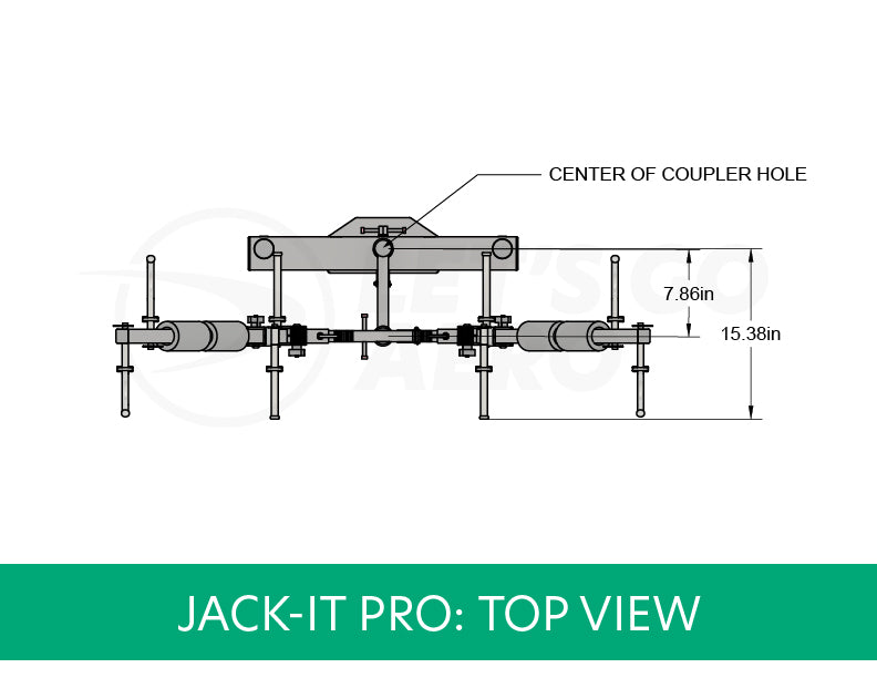 Jack-IT PRO Two Bike TwinSpin Expandable Carrier