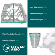 BikePack Cover (Add-on for V-Lectric PRO) - Let's Go Aero