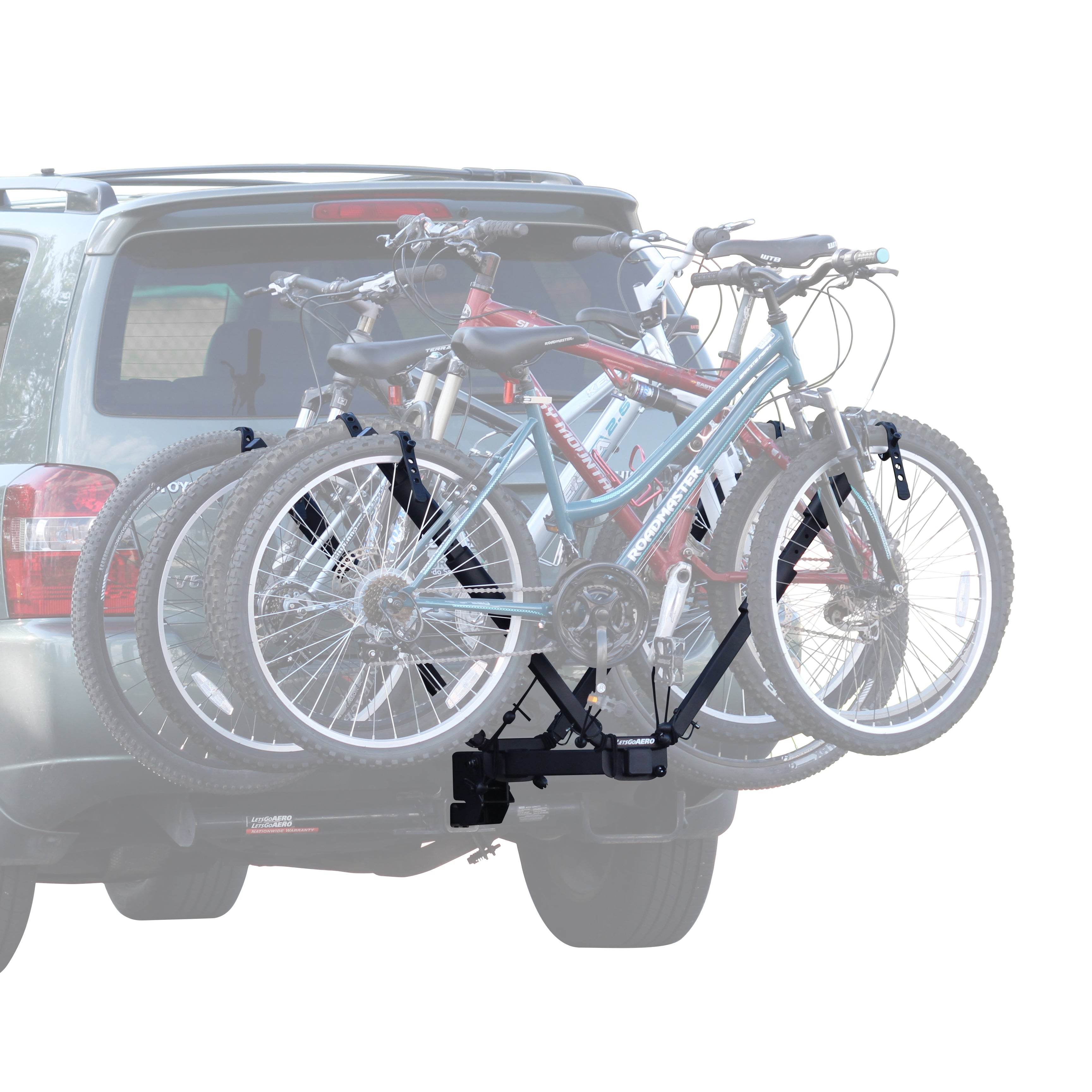 NEO-4 Four Bike Hitch Rack with Tilt Shank - Let's Go Aero
