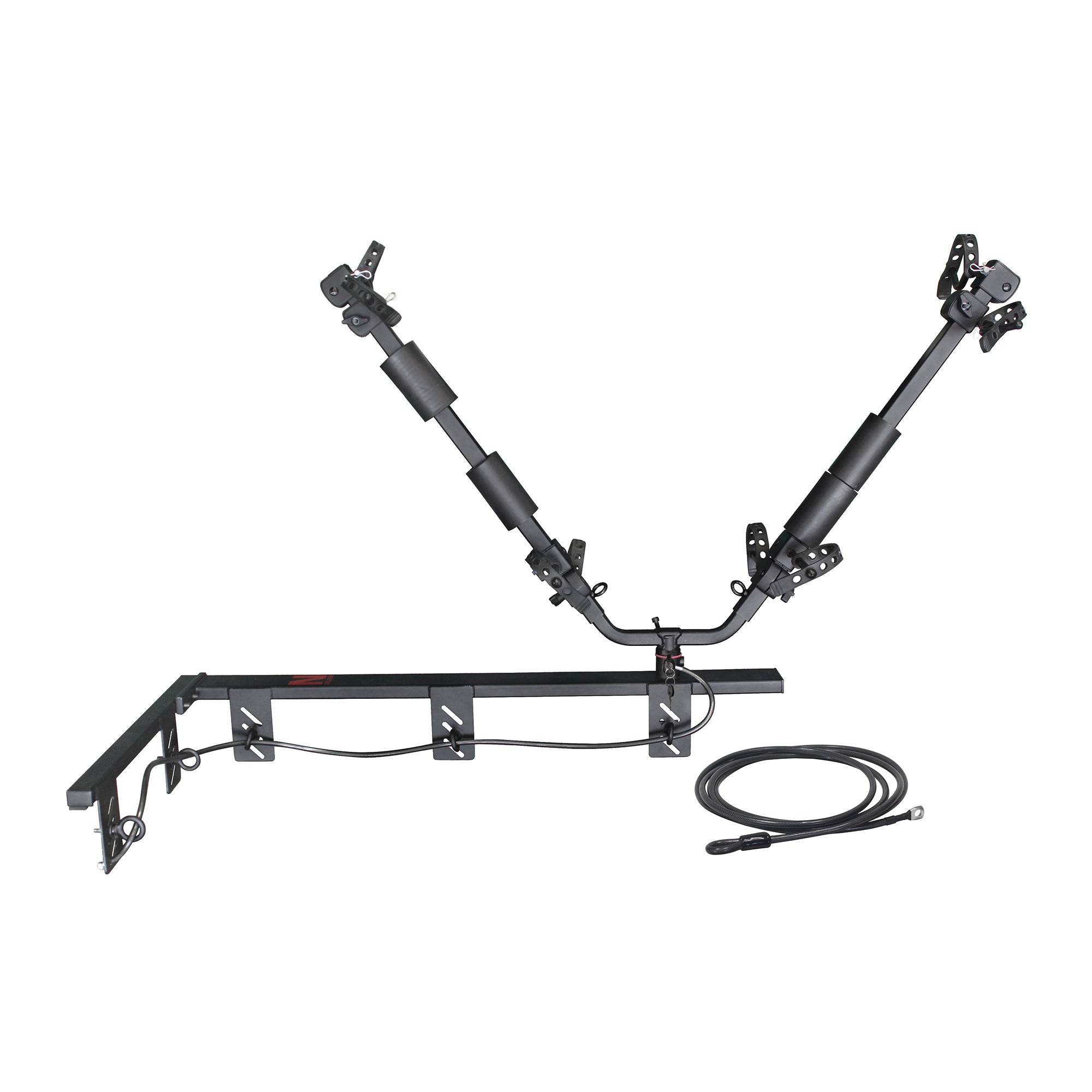 Half Nelson Channel 2-Bike Truck Bed Mount V-Rack - Let's Go Aero