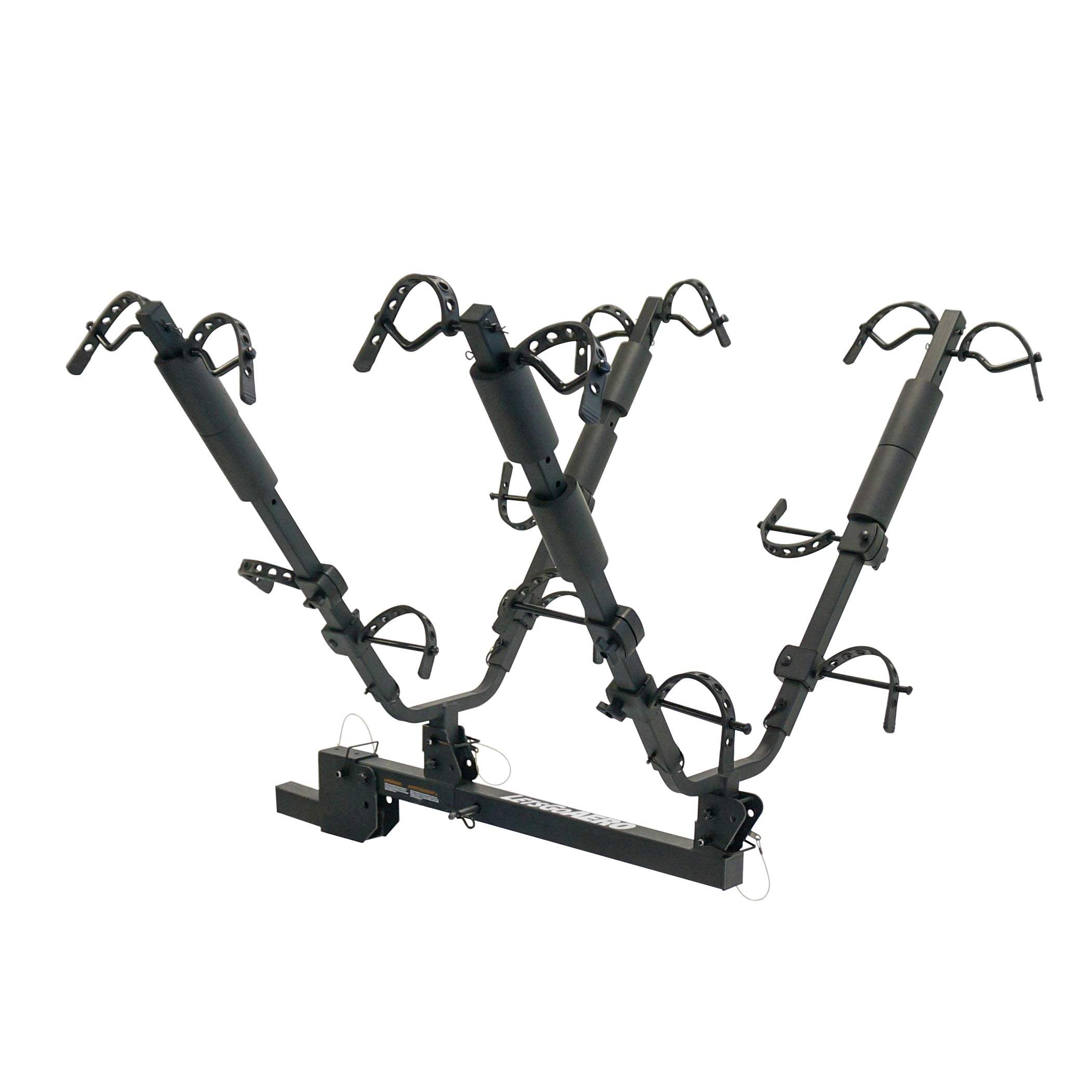 BikeWing V4 - Folding Tilt Up 2+2 Four Bike Hitch Rack - Let's Go Aero