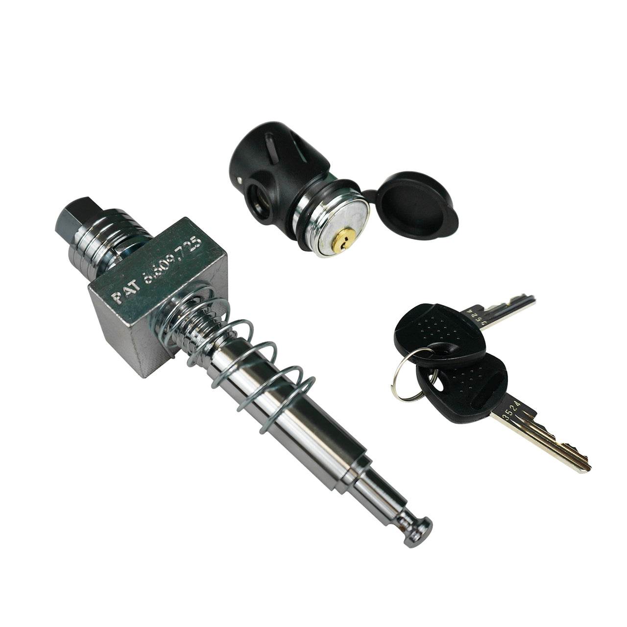 Silent Hitch Pin®: 5/8'' Press-On Locking Anti-Rattle for 2.5'' Hitches - Let's Go Aero