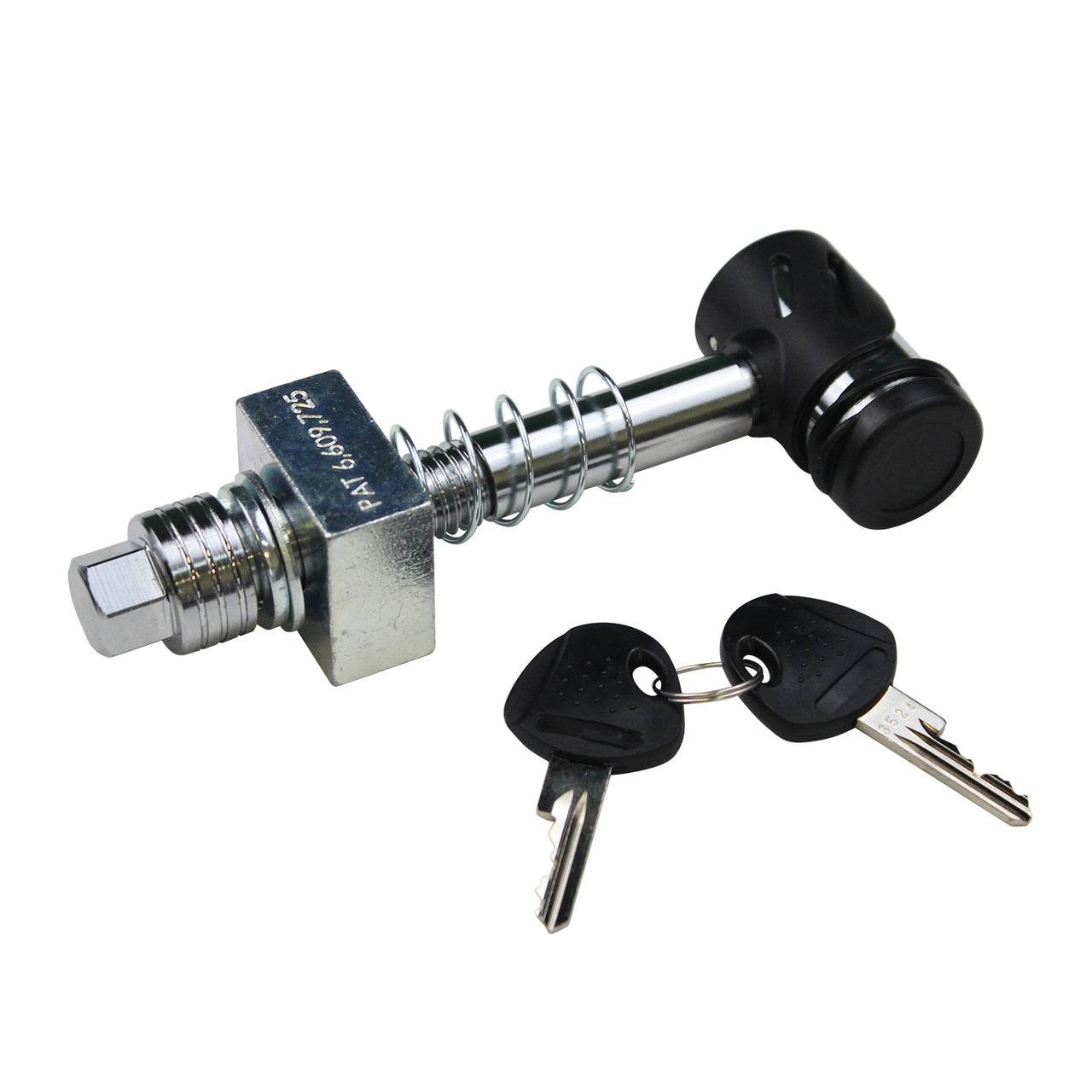 Silent Hitch Pin®: 5/8'' Press-On Locking Anti-Rattle for 2.5'' Hitches - Let's Go Aero