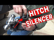 Silent Hitch Pin®: 5/8'' Press-On Locking Anti-Rattle for 3'' Hitches