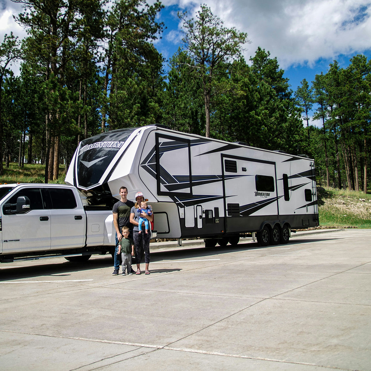 Travel Trailer Camping with Family