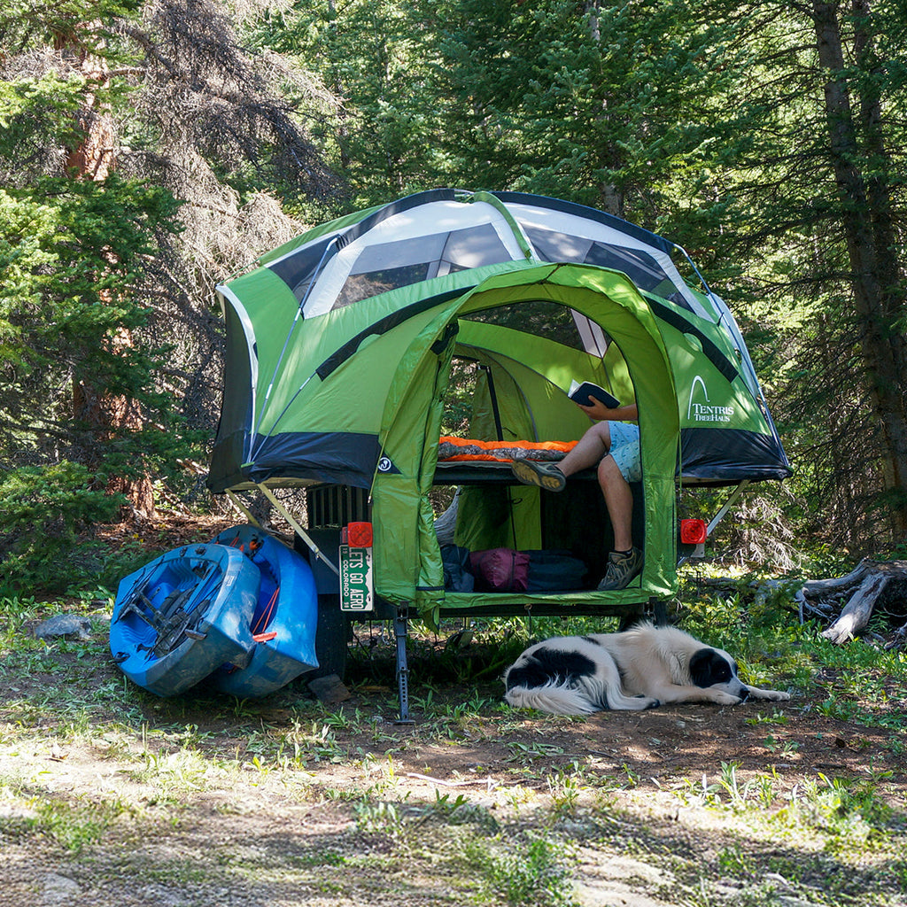 Camping outdoors with Pets