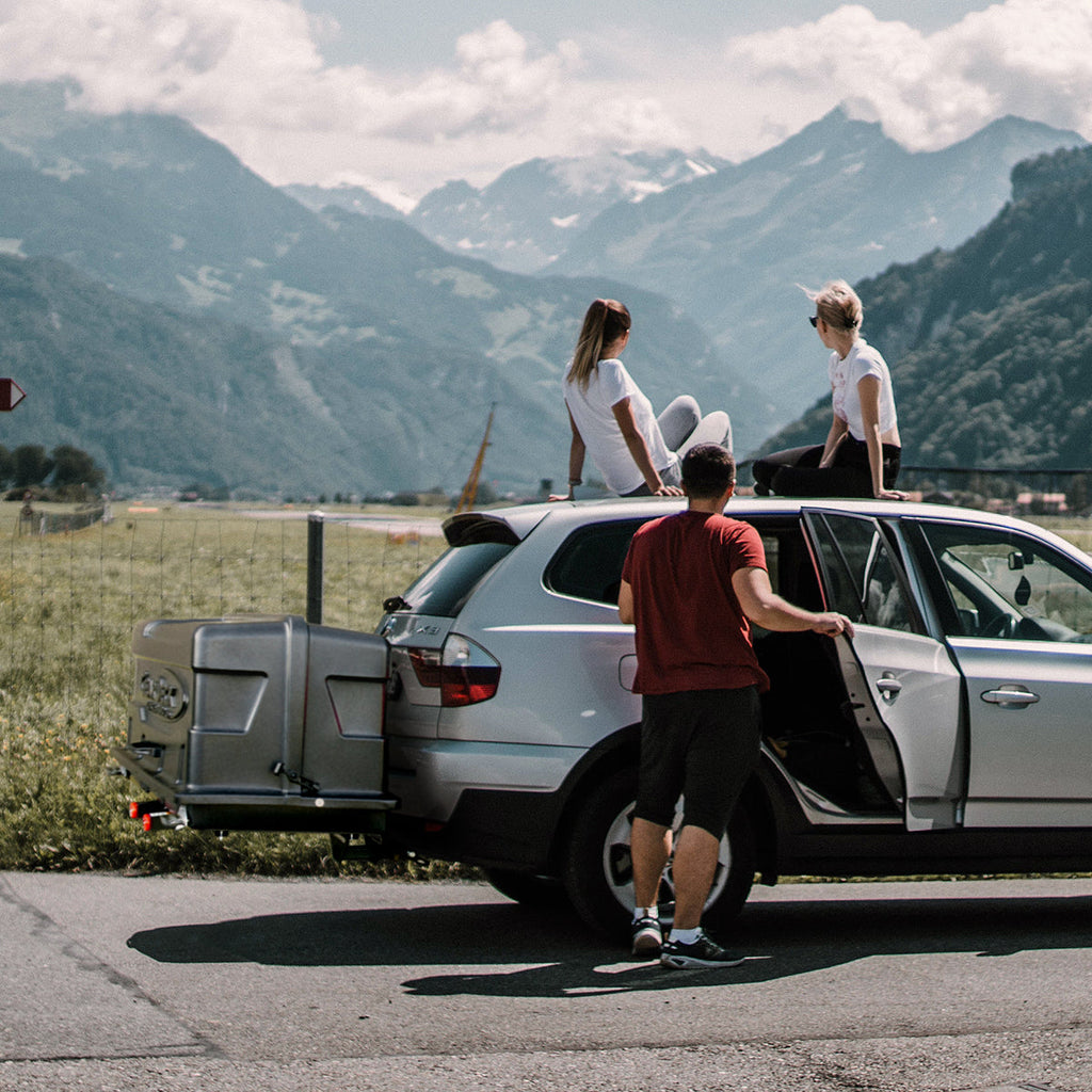 Enclosed Cargo Carrier for Road Trip
