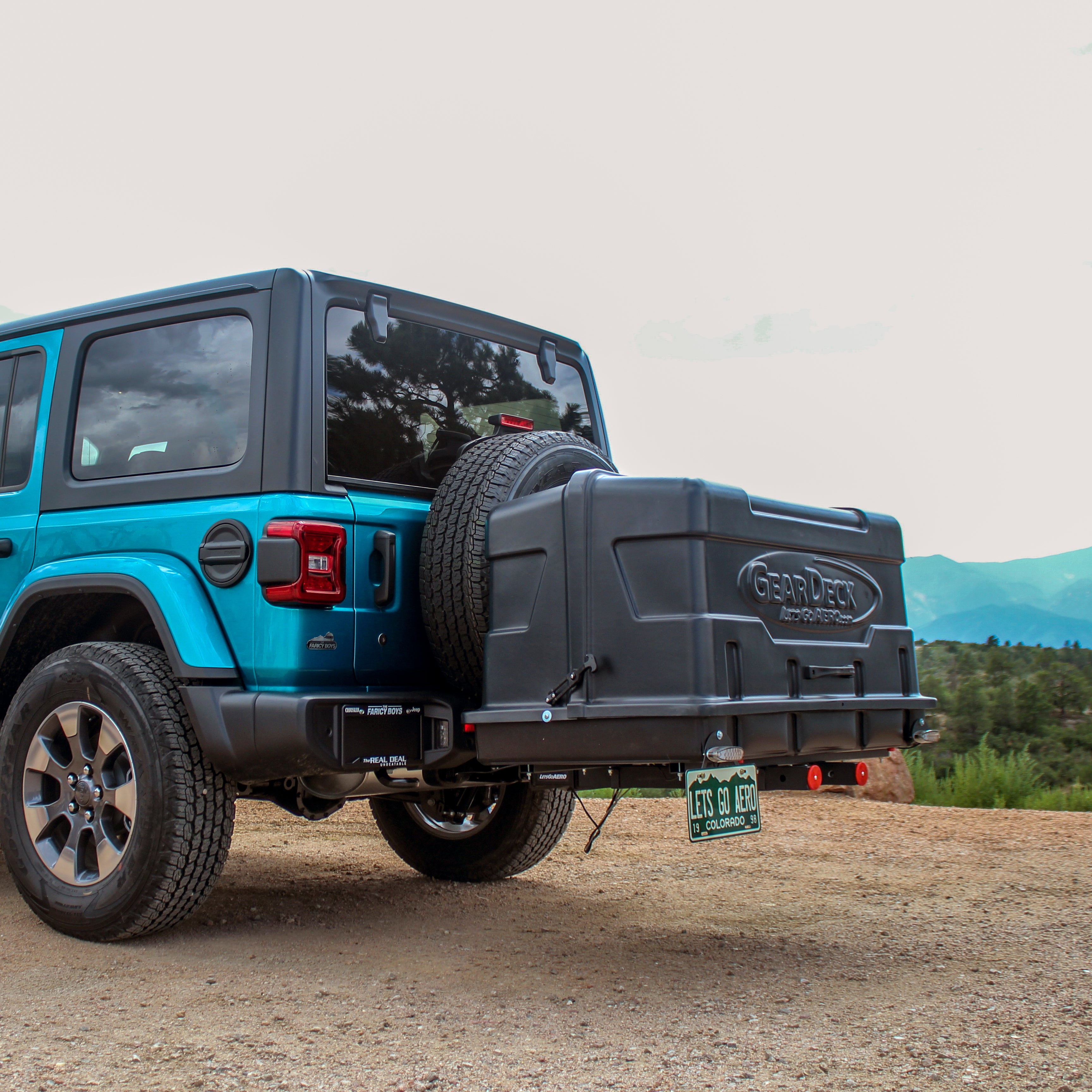 GearDeck Cargo Carrier on Jeep Wrangler