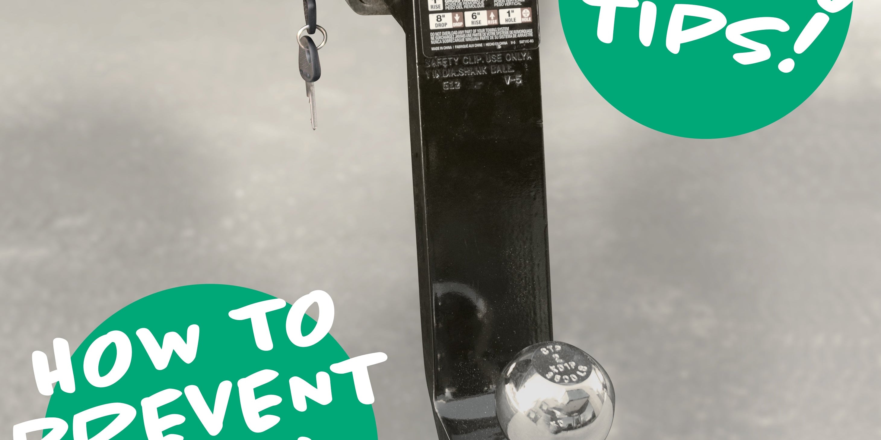 Anti-Rattle Pin for preventing hitch rattle
