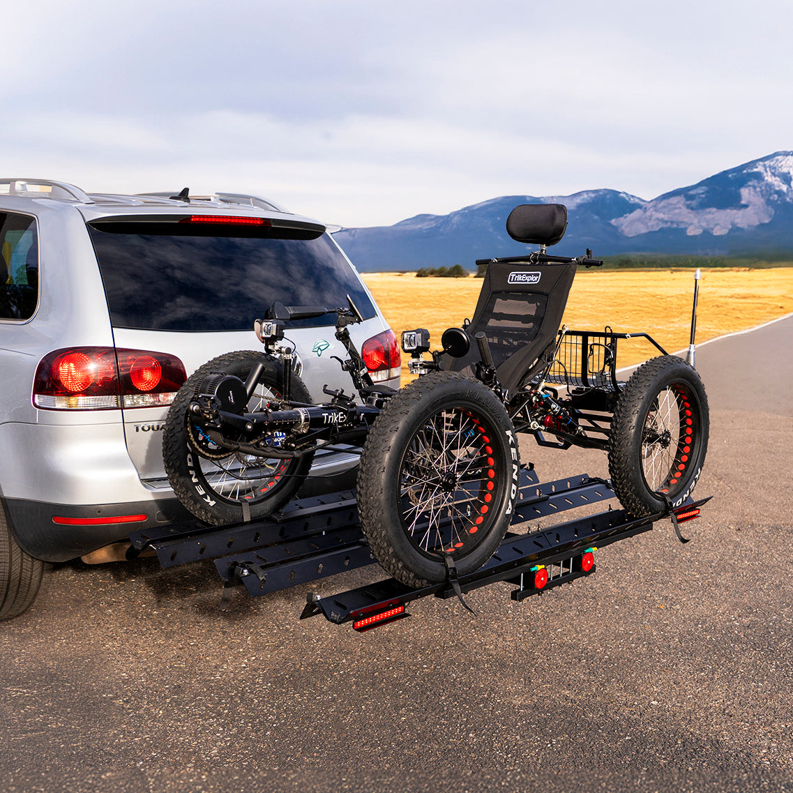 Mobility Quad Bike on Quad hitch Carrier