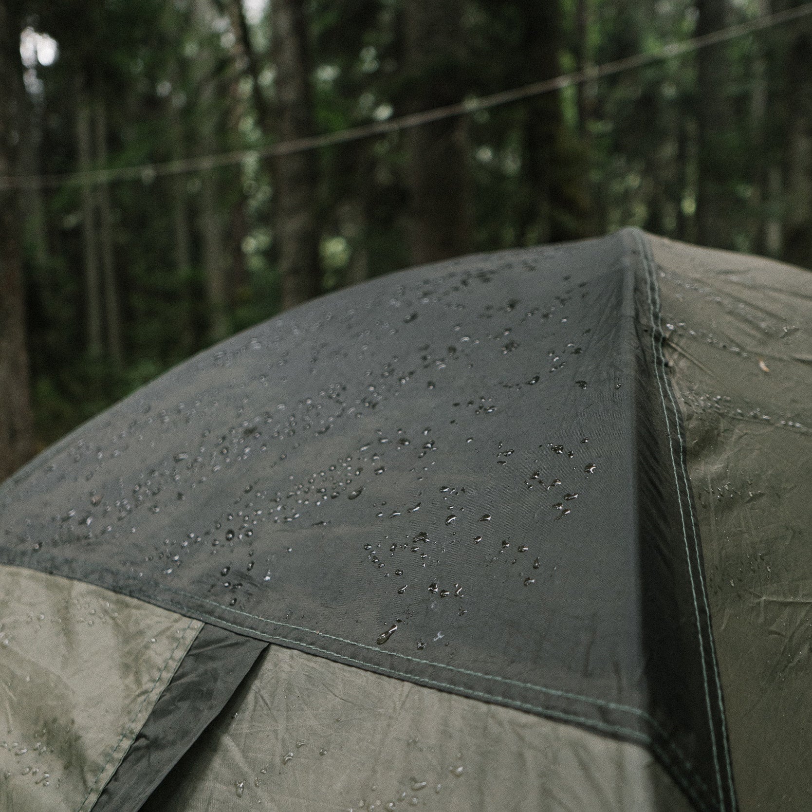 Tent with Rain