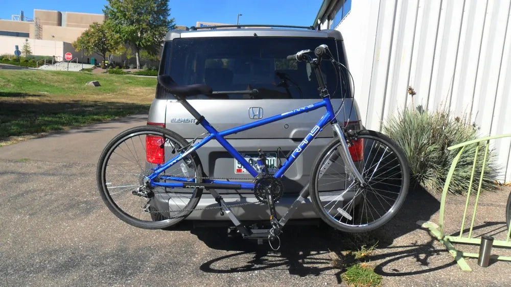Recumbant on Bike Rack