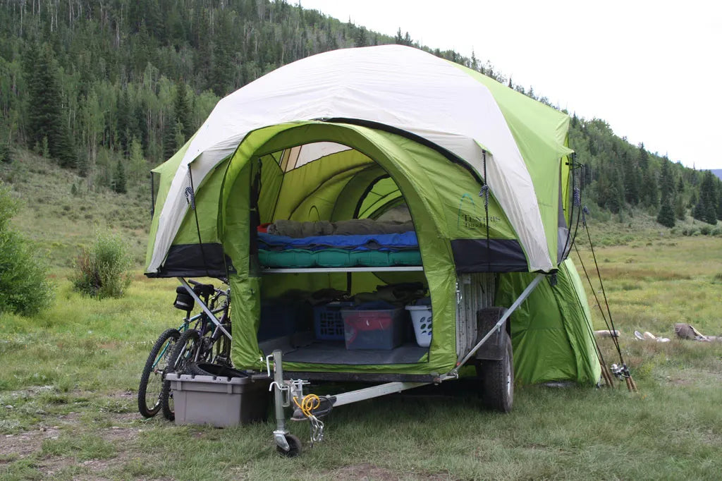 LittleGiant Treehaus Camper with Doos Open