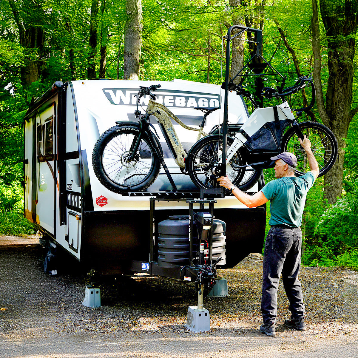 No lift bike racks for heavy bikes