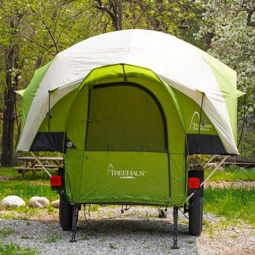 tent trailer deutsch 7' Torsion TreeHaus Camper | LittleGiant Trailer