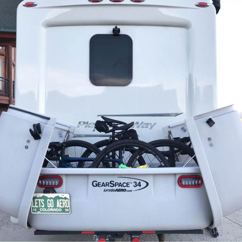 GearSpace 34 Cargo Carrier Light Gray Hitch Carriers Let's Go Aero