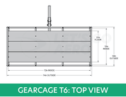 GearCage T6 Folding Cargo Rack - Let's Go Aero