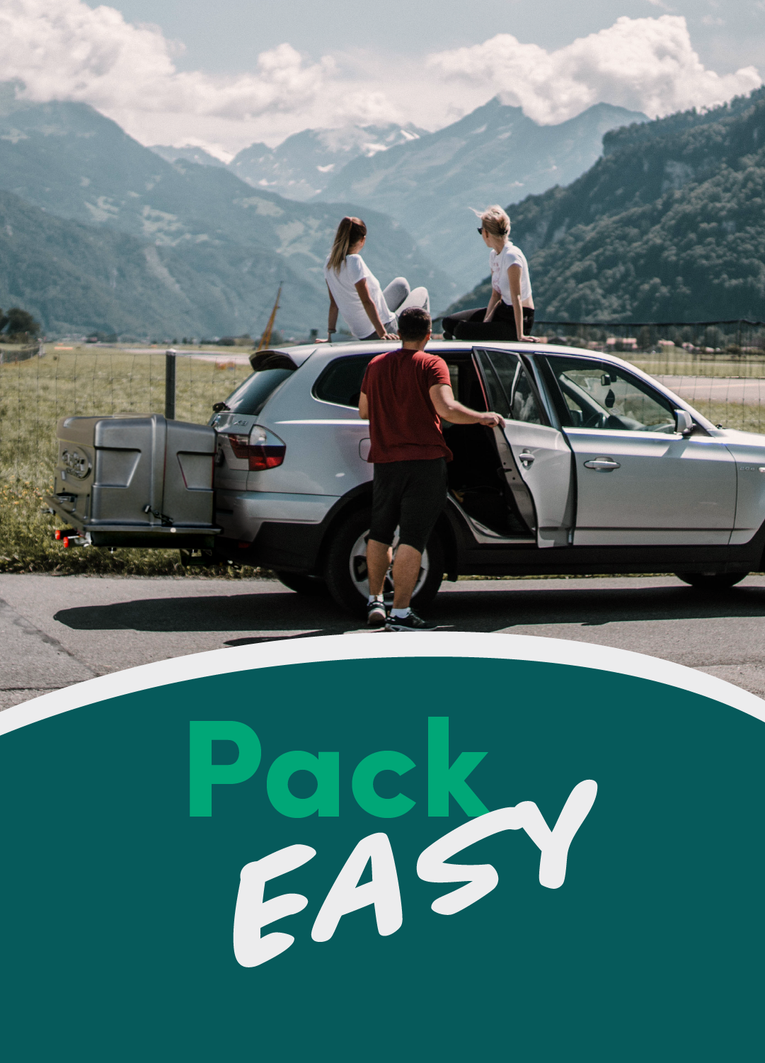 GearDeck Cargo Carrier on Road Trip with Friends