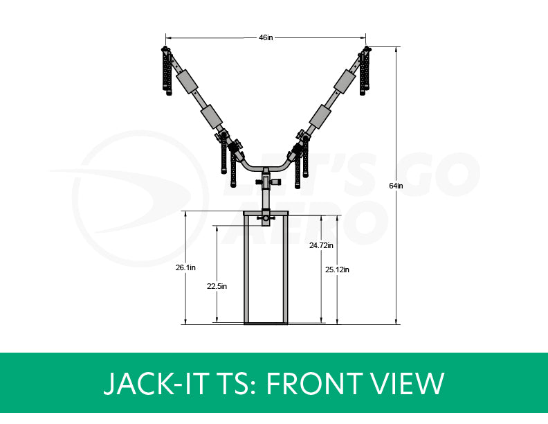 Jack-IT TS Two Bike TwinSpin Carrier