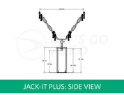 Jack-IT PLUS 2-Bike Carrier