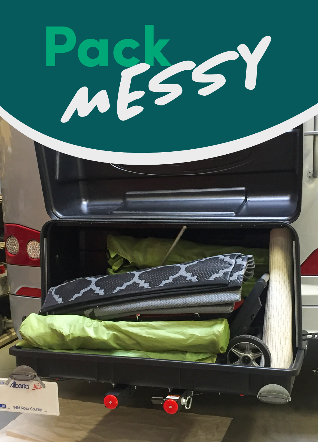 GearDeck Cargo Carrier with Camping Gear