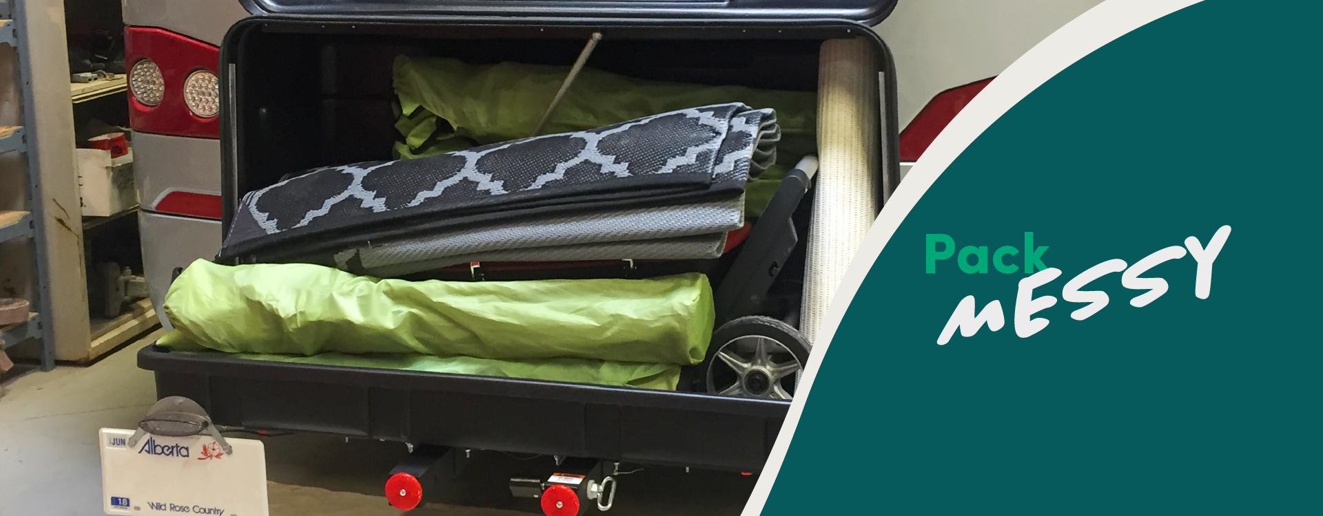 GearDeck Cargo Carrier with Camping Gear