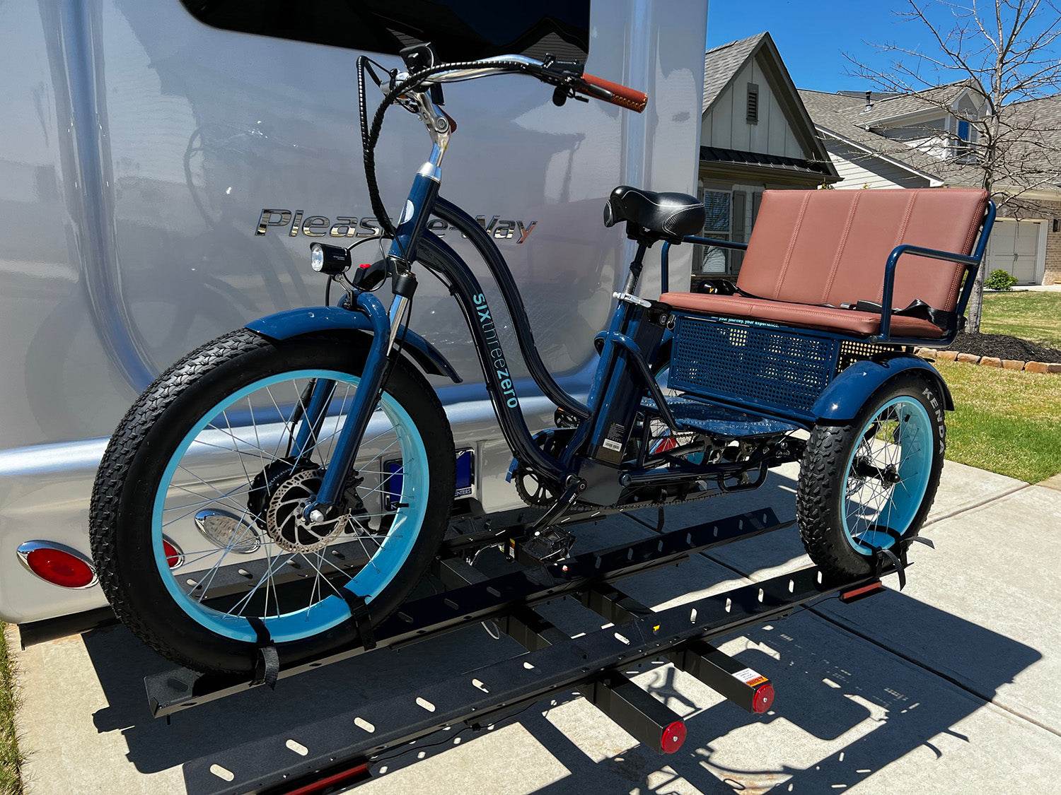 Tricycle Bike Rack For Car Electric Tricycle Ebike Hitch Bike Rack