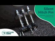 Silent Hitch Pin®: 5/8'' Press-On Locking Anti-Rattle for 3'' Hitches