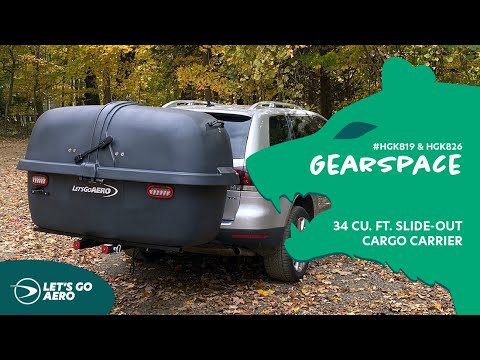 GearSpace Slideout Cargo Carrier - Dark Grey