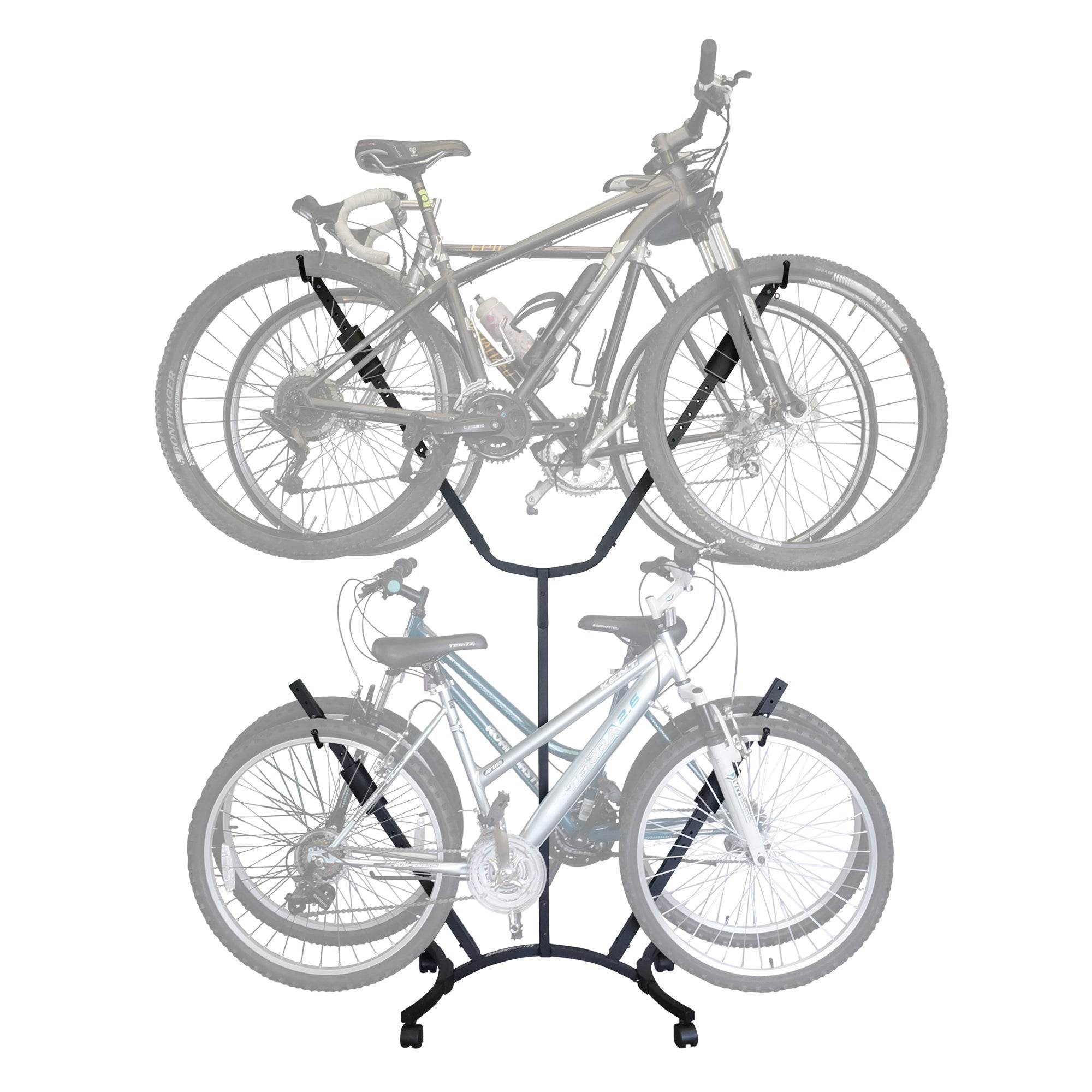 V-Tree 4: Four Bike Vertical Stack Mobile Storage Rack – Let's Go Aero