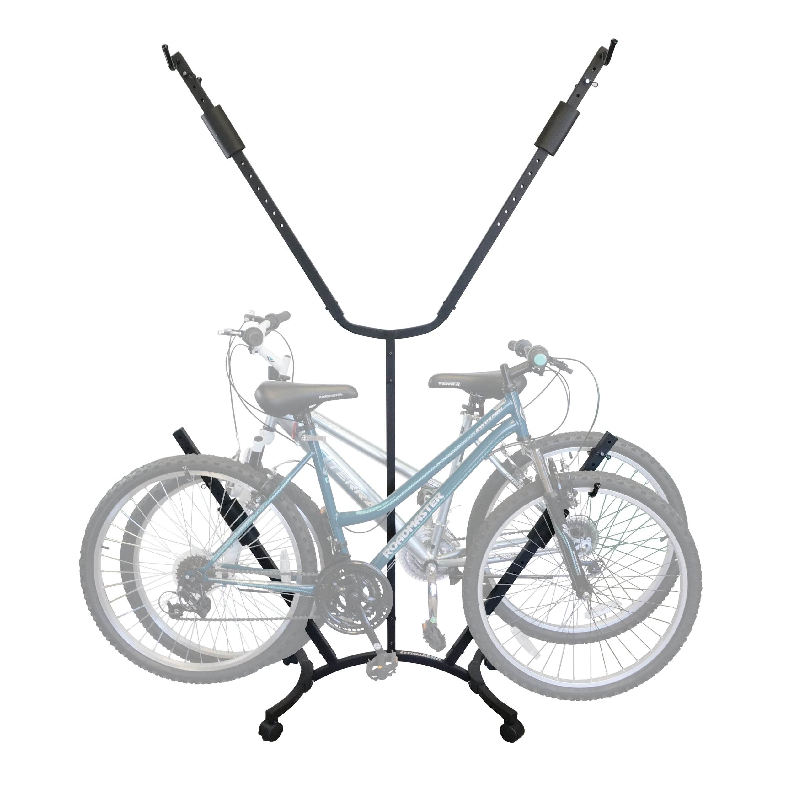 V-Tree 4 Four Bike Vertical Stack Mobile Storage Rack - Let's Go Aero
