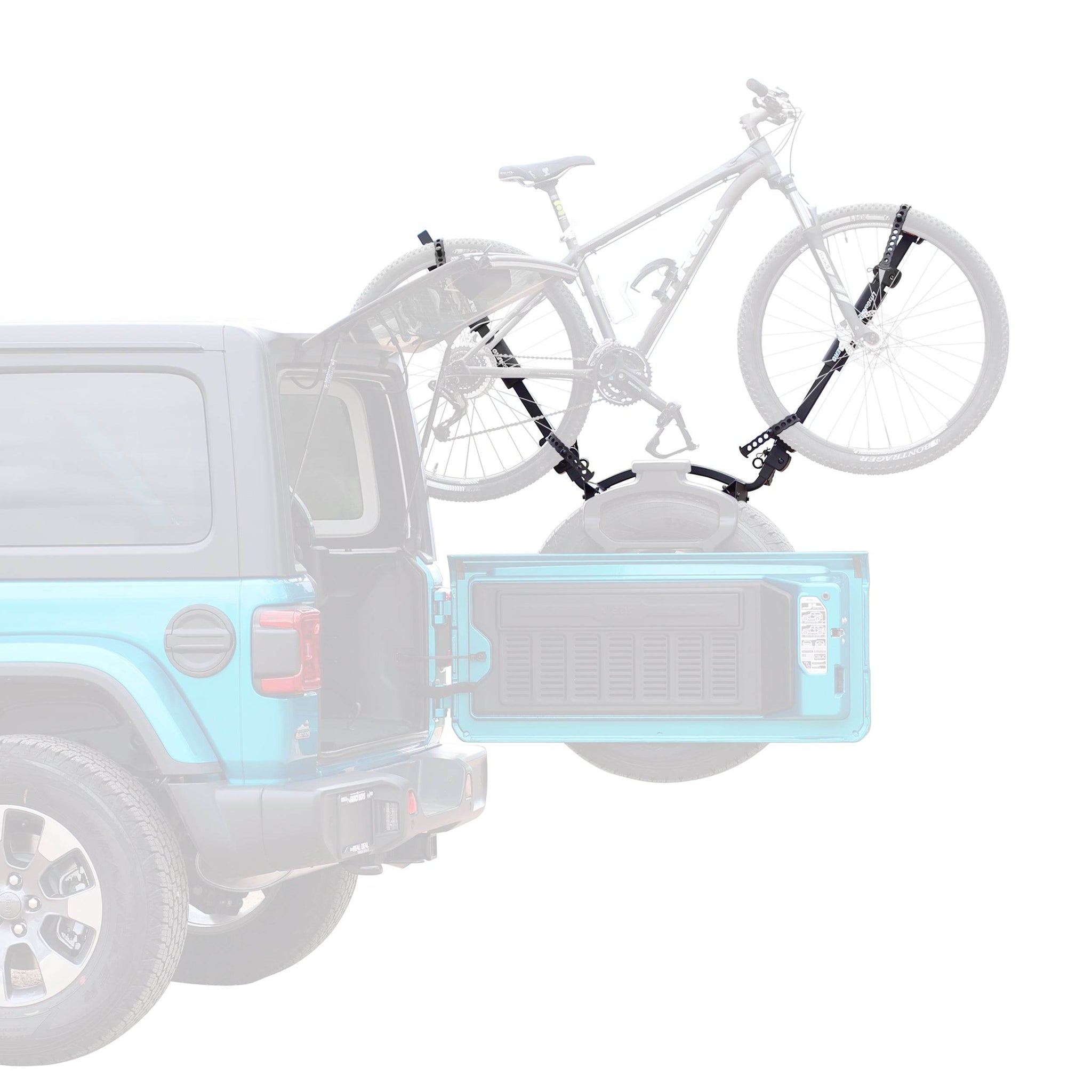 Jeep Wrangler Jl Spare Tire Mount Vehicle Bicycle Racks TireBiter