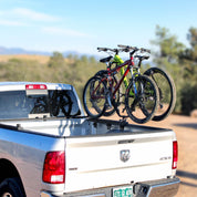 Three-Quarter Nelson 2-Bike Expandable Truck Bed Carrier - Let's Go Aero