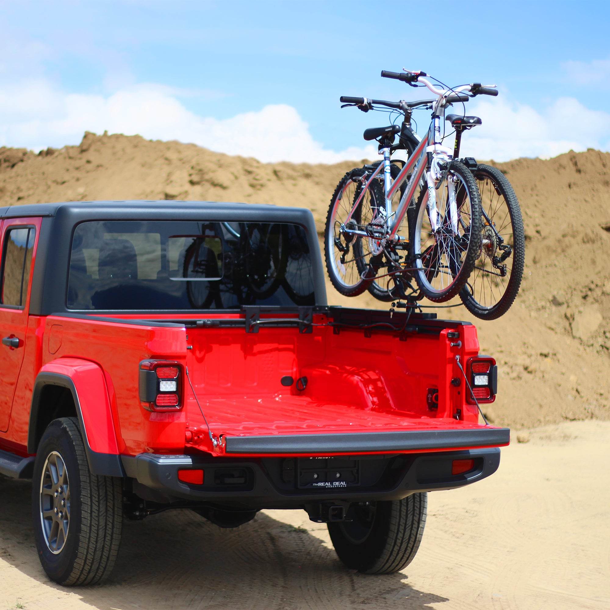 Half Nelson Channel 2-Bike Truck Bed Mount V-Rack - Let's Go Aero