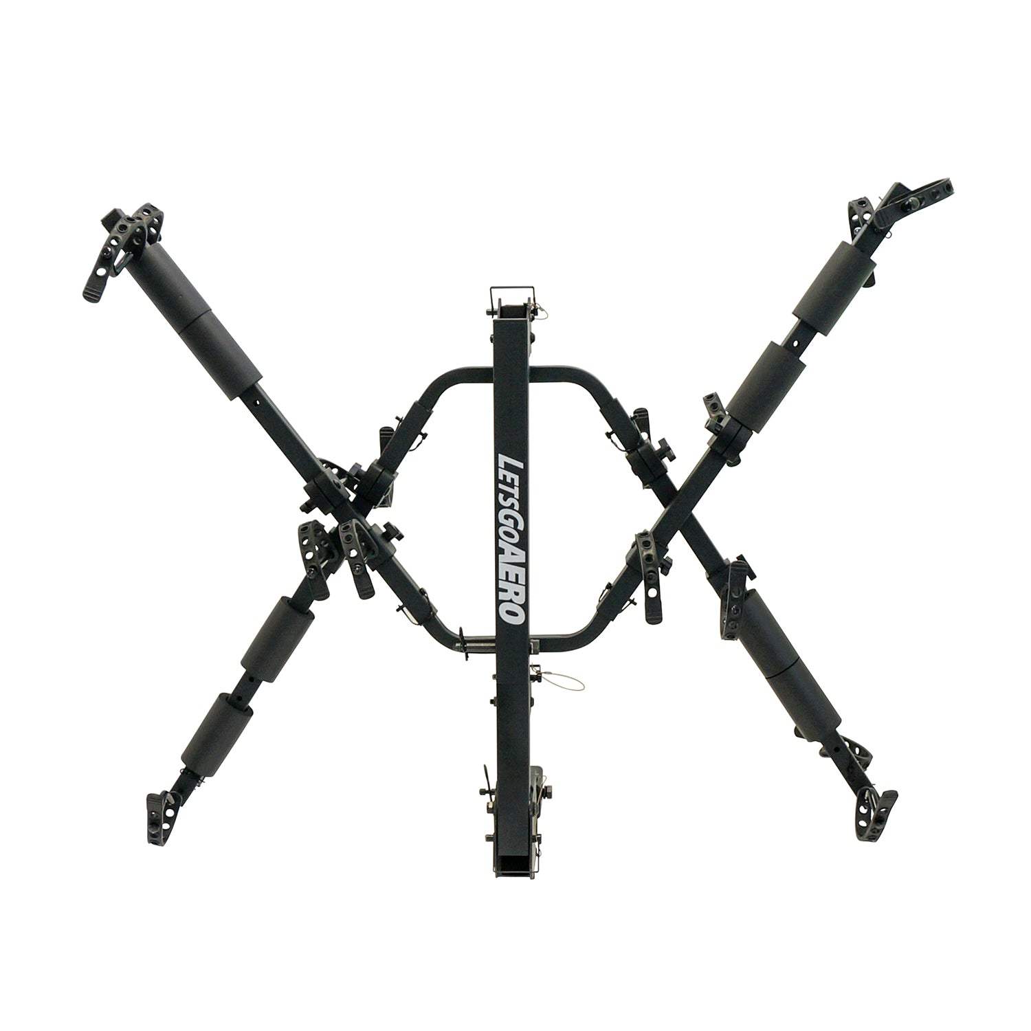 BikeWing V4 - Folding Tilt Up 2+2 Four Bike Hitch Rack - Let's Go Aero