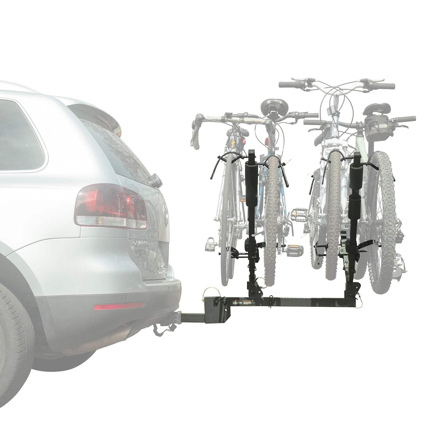 BikeWing V4 - Folding Tilt Up 2+2 Four Bike Hitch Rack - Let's Go Aero