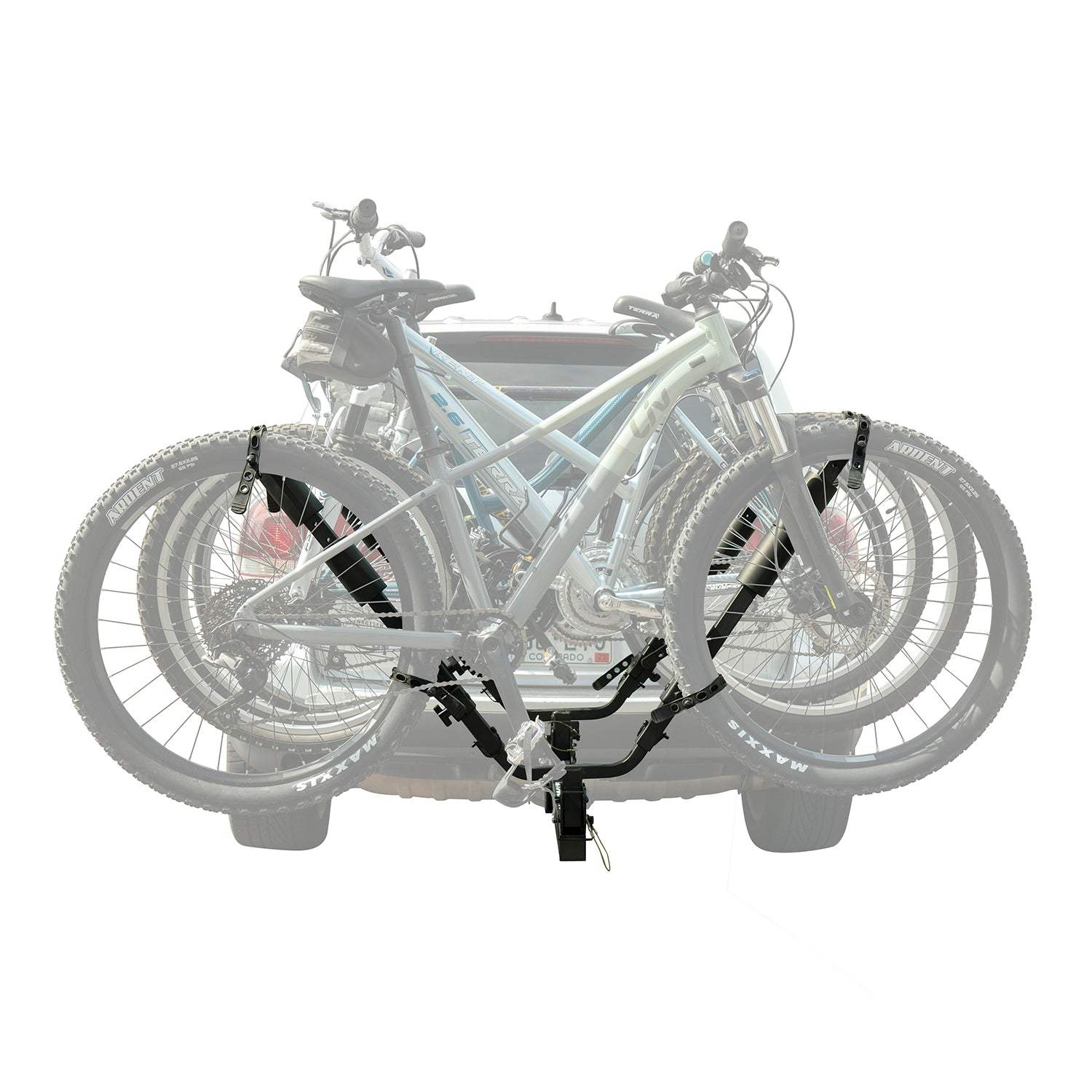 BikeWing V4 - Folding Tilt Up 2+2 Four Bike Hitch Rack - Let's Go Aero