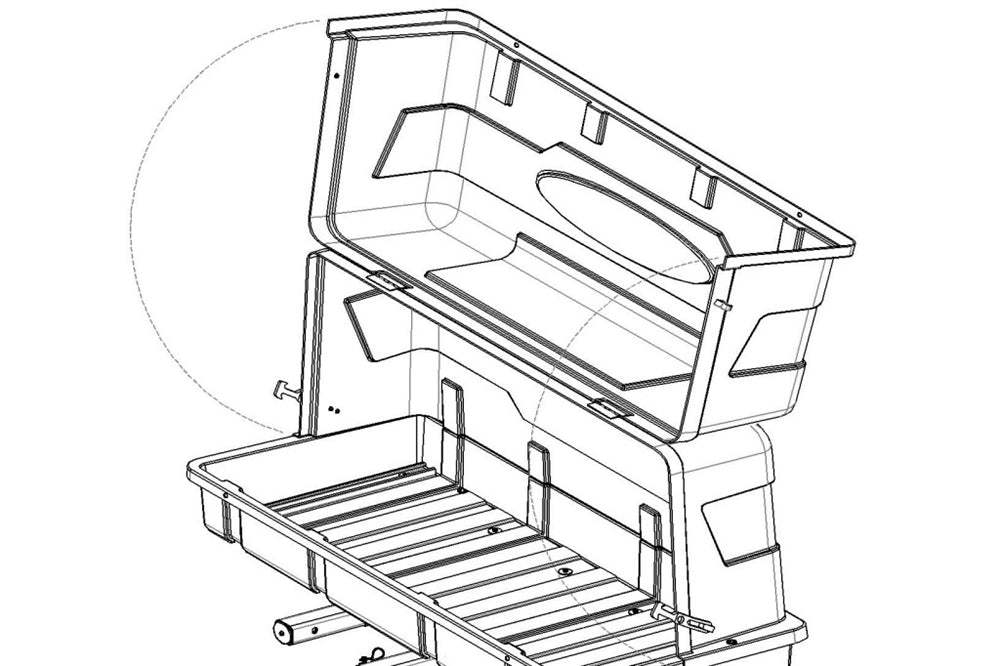 GearDeck 17 Cargo Carrier Black, Hitch Carriers