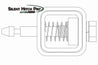 Silent Hitch Pin®: 5/8'' Press-On Locking Anti-Rattle for 2.5'' Hitches
