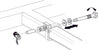 Locking Silent Hitch Pin Installation Line Art 