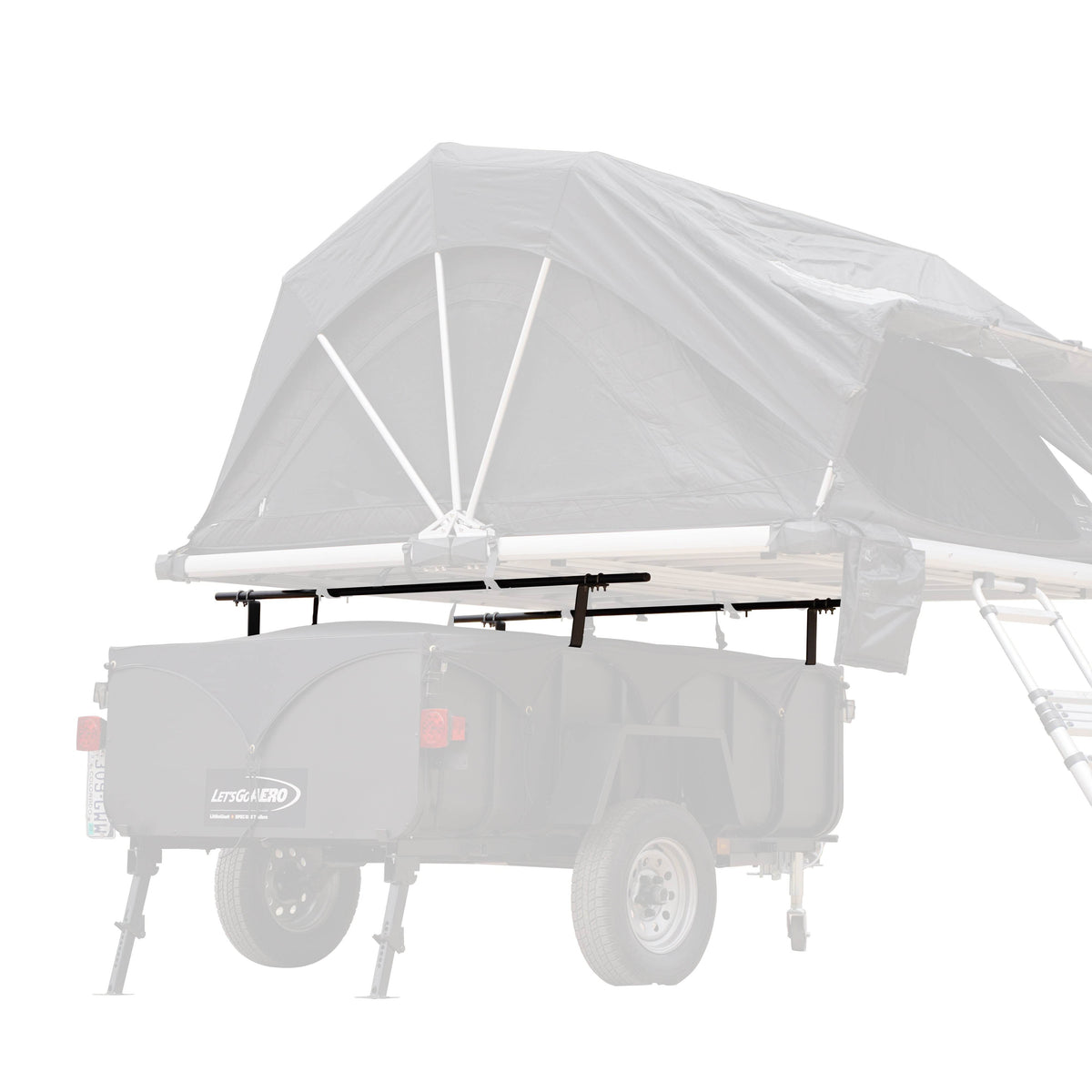 HD Trailer Base Rack: Mount Rooftop Tents & Kayaks