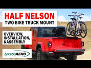 Half Nelson 2-Bike Truck Bed Mount V-Rack
