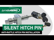 Silent Hitch Pin®: 5/8" Anti-Rattle Pin & Clip for 2" Hitches