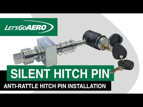 Silent Hitch Pin®: 5/8" Anti-Rattle Pin & Clip for 2" Hitches